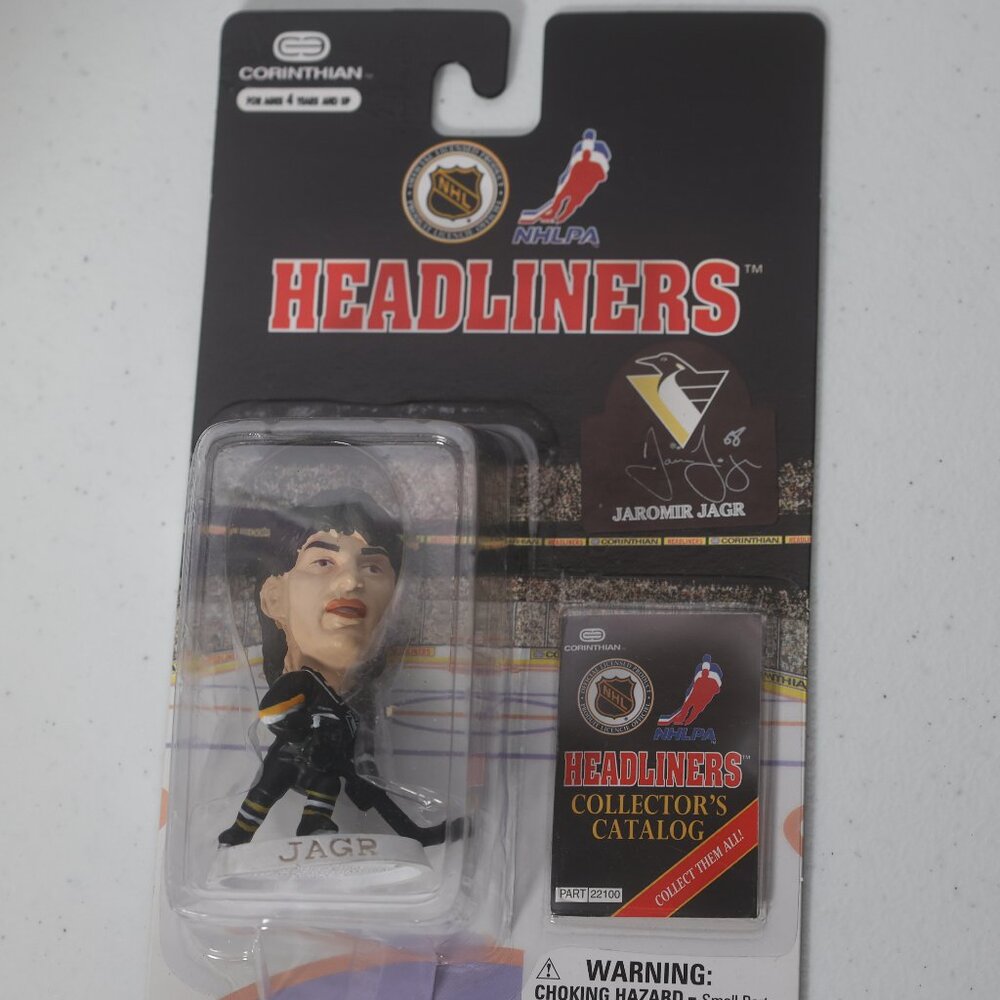 New 1997 Jaromir Jagr Pittsburgh Penguins NHL Headliners Signature Series Figure